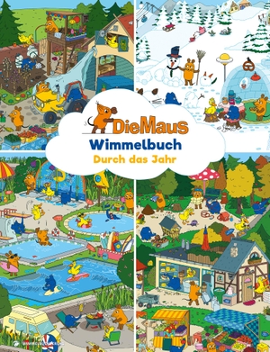 Maus Wimmelbuch - Durch das Jahr mit der Maus - Das große Sendung mit der Maus Bilderbuch ab 2 Jahre. Adrian Wimmelbuchverlag, 2021.