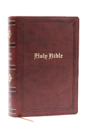 NKJV Bible: Personal Size Giant Print, Brown Leathersoft, Holy Bible, Red Letter, Comfort Print: New King James Version
