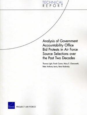 Light, Thomas / Camm, Frank et al. Analysis of Government Accountability Office Bid Protests in Air Force Source Selections Over the Past Two Decades. RAND Corporation, 2012.