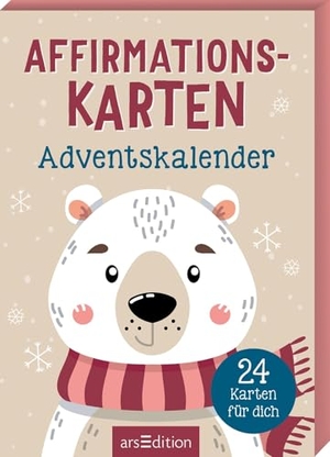 Affirmationskarten Adventskalender - 24 Karten für dich. Ars Edition GmbH, 2026.