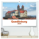 Fachwerkstadt Qudlinburg (hochwertiger Premium Wandkalender 2024 DIN A2 quer), Kunstdruck in Hochglanz
