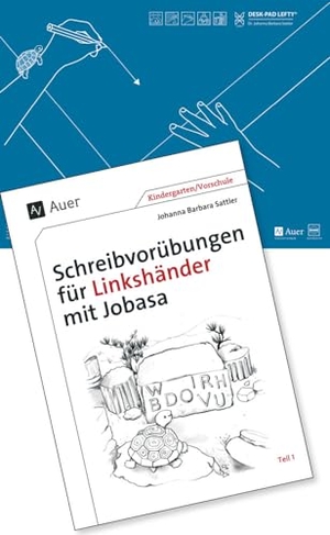 Sattler, Johanna Barbara. Schreibtischauflage für Linkshänder Schule mit Heft. - Desk-Pad Lefty, mit Begleitheft BN 08439 (Alle Klassenstufen). Auer Verlag i.d.AAP LW, 2023.