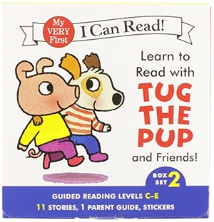 Wood. Learn to Read with Tug the Pup and Friends! Box Set 2 - A Box of 11 Stories, 1 Parent Guide, and Reward Stickers for Beginning Readers; Reading Level C-E. HarperCollins, 2014.