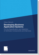 Developing Business Application Systems