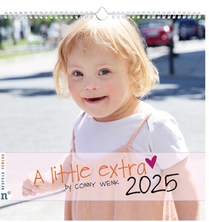 Wandkalender A little extra 2025 - Fotografien von Kindern und Jugendlichen mit Down-Syndrom. Neufeld Verlag, 2024.