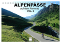 Alpenpässe auf dem Rennrad Vol. 2 (Tischkalender 2024 DIN A5 quer), CALVENDO Monatskalender