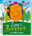 Read with Oxford: Stage 1: Sam's Backpack and Other Stories