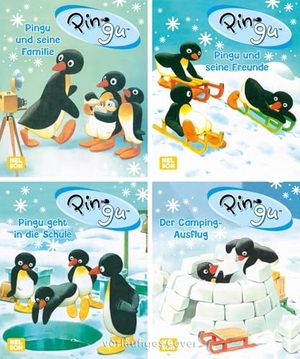 Nelson Mini-Bücher: Pingu 1-4 - 24 Mini-Bücher im Display. Nelson Verlag, 2026.