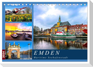 EMDEN maritime Seehafenstadt (Tischkalender 2024 DIN A5 quer), CALVENDO Monatskalender