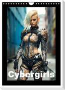 Cybergirls (Wandkalender 2024 DIN A4 hoch), CALVENDO Monatskalender