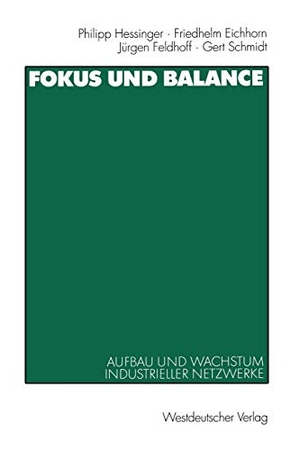 Hessinger, Philipp / Schmidt, Gert et al. Fokus und Balance - Aufbau und Wachstum industrieller Netzwerke. Am Beispiel von VW/Zwickau, Jenoptik/Jena und Schienenfahrzeugbau/Sachsen-Anhalt. VS Verlag für Sozialwissenschaften, 2000.