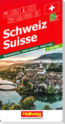Schweiz Strassenkarte 1:303 000