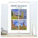 Stettin Szczecin (hochwertiger Premium Wandkalender 2024 DIN A2 hoch), Kunstdruck in Hochglanz