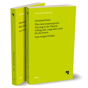 Kant, Immanuel. Kleine Schriften (Set). Meiner Felix Verlag GmbH, 2024.