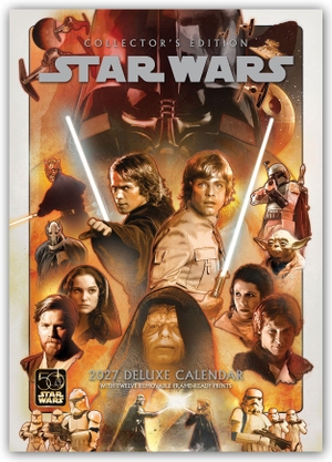 Danilo Promotion Ltd. Star Wars A3-Deluxe Kalender 2027 - Collectors Edition Wandkalender - Original Danilo-Kalender [Mehrsprachig] [Kalender]. Browntrout Verlags GmbH, 2026.