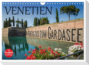 VENETIEN von Venedig bis zum Gardasee (Wandkalender 2024 DIN A4 quer), CALVENDO Monatskalender