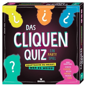 Heel, Jürgen. Das Cliquenquiz. moses. Verlag GmbH, 2026.