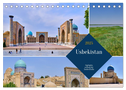 Zentralasien - Entlang der alten Seidenstraße (Tischkalender 2025 DIN A5 quer), CALVENDO Monatskalender