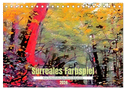 Surreales Farbspiel (Tischkalender 2024 DIN A5 quer), CALVENDO Monatskalender