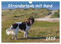 Strandurlaub mit Hund (Wandkalender 2025 DIN A4 quer), CALVENDO Monatskalender