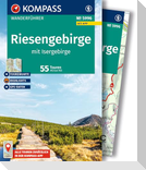 KOMPASS Wanderführer Riesengebirge mit Isergebirge, 55 Touren mit Extra-Tourenkarte