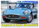 Jaguar E-Type Memorial (Tischkalender 2024 DIN A5 quer), CALVENDO Monatskalender