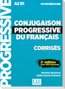 Conjugaison progressive du français. Niveau intermédiaire - 2ème édition. Corrigés