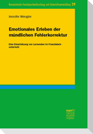 Emotionales Erleben der mündlichen Fehlerkorrektur