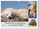 Hundespaziergänge auf der Schwäbischen Alb (Wandkalender 2025 DIN A3 quer), CALVENDO Monatskalender