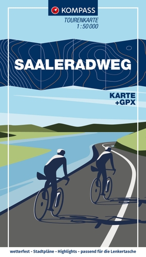 KOMPASS Fahrrad-Tourenkarte Saaleradweg - Von Münchberg nach Schönebeck (Elbe) 1:50.000 - Leporello Karte, reiß- und wetterfest. Kompass Karten GmbH, 2024.