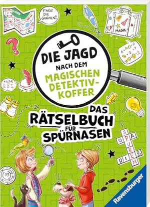 Ronto, Melinda / Cally Stronk. Die Jagd nach dem magischen Detektivkoffer: Das Rätselbuch für Spürnasen. Ravensburger Verlag, 2024.