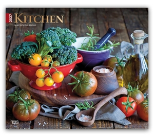 Publishers, Browntrout. Kitchen - Küchenkalender 2027 - 16-Monatskalender im Deluxe-Format - Original BrownTrout-Kalender [Mehrsprachig] [Kalender]. Browntrout Verlags GmbH, 2026.