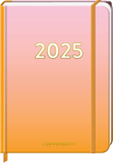Kleiner Wochenkalender - Mein Jahr 2025 - Sonnenaufgang rosa
