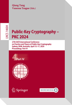 Public-Key Cryptography ¿ PKC 2024