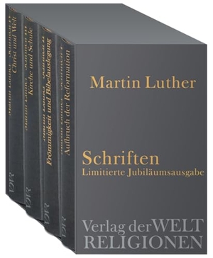 Luther, Martin. Schriften - Vier Bände; Limitierte Jubiläumsausgabe. Suhrkamp Verlag, 2016.