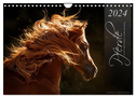 Pferde - Anmut und Stärke gepaart mit Magie (Wandkalender 2024 DIN A4 quer), CALVENDO Monatskalender