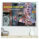 American Street Art - tätowierte Wände (hochwertiger Premium Wandkalender 2024 DIN A2 quer), Kunstdruck in Hochglanz
