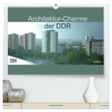 Architektur-Charme der DDR (Erfurt) (hochwertiger Premium Wandkalender 2024 DIN A2 quer), Kunstdruck in Hochglanz
