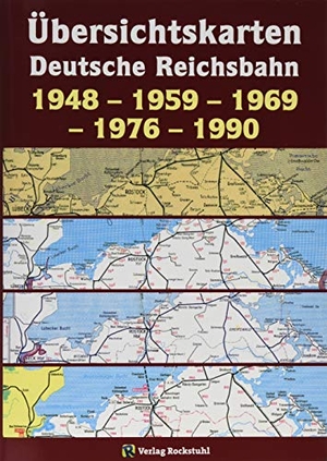 Rockstuhl, Harald (Hrsg.). Übersichtskarten der Deutschen Reichsbahn 1948 - 1959 - 1969  - 1976 - 1990 - [Übersichtskarte 1969 zum Kursbuch der Deutschen Bundesbahn und der Deutschen Reichsbahn von gesamt Deutschland]. Rockstuhl Verlag, 2020.