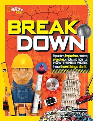 Grunbaum, Mara. Break Down - Explosions, Implosions, Crashes, Crunches, Cracks, and More ... a How Things Work Look at How Things Don't. Disney - Rhcb, 2022.