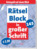 Rätselblock in großer Schrift 143 (5 Exemplare à 2,99 EUR)