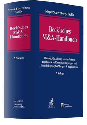Meyer-Sparenberg, Wolfgang / Christof Jäckle (Hrsg.). Beck'sches M&A-Handbuch - Planung, Gestaltung, Sonderformen, regulatorische Rahmenbedingungen und Streitbeilegung bei Mergers & Acquisitions. C.H. Beck, 2022.