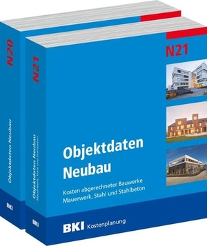 BKI Baukosteninformationszentrum Deutscher Architektenkammern (Hrsg.). Buchpaket: BKI Objektdaten Neubau N20 + N21 - Aktuelle Kostenkennwerte abgerechneter Neubau-Objekte. Müller Rudolf, 2025.