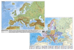 Stiefel, Heinrich. Europa physisch/politisch - DUO-Schreibunterlage Softtouch. Stiefel Eurocart GmbH, 2023.