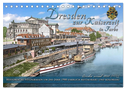 Historisches Dresden um 1900 neu restauriert und detailkoloriert (Tischkalender 2024 DIN A5 quer), CALVENDO Monatskalender