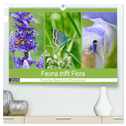 Fauna trifft Flora - Tierischer Besuch im Pflanzenreich (hochwertiger Premium Wandkalender 2025 DIN A2 quer), Kunstdruck in Hochglanz