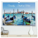 Venedig - Stadt im Meer (hochwertiger Premium Wandkalender 2024 DIN A2 quer), Kunstdruck in Hochglanz