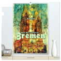 Mein Herz schlägt für Bremen (hochwertiger Premium Wandkalender 2025 DIN A2 hoch), Kunstdruck in Hochglanz
