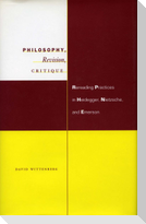 Philosophy, Revision, Critique