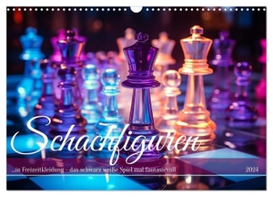 Waurick, Kerstin. Schachfiguren in Freizeitkleidung (Wandkalender 2024 DIN A3 quer), CALVENDO Monatskalender - Wenn sich Schachfiguren nicht ganz so ernst nehmen. Calvendo, 2023.